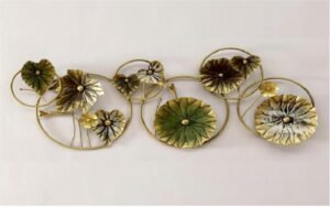 Metal Lotus Leaf Wall Art