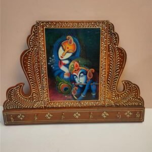 RADHA KRISHNA MEHRAB 6 HOOKS KEY STAND