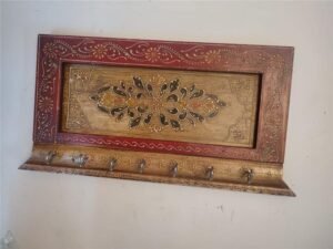 Handpainted Wooden Key Holder