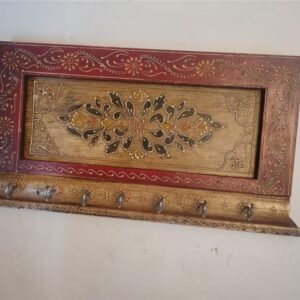 Handpainted Wooden Key Holder