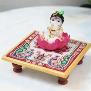 Marble Chowki Laddu Gopal