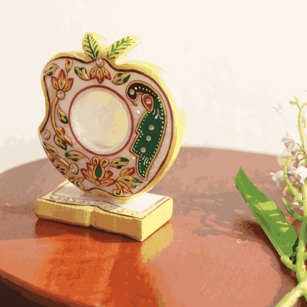 Marble Apple Clock - Image 2