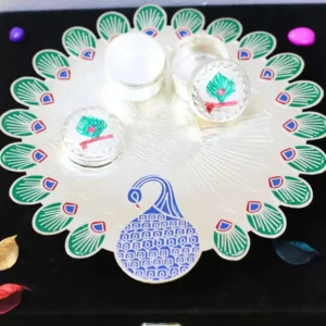 Peacock Pooja Plate