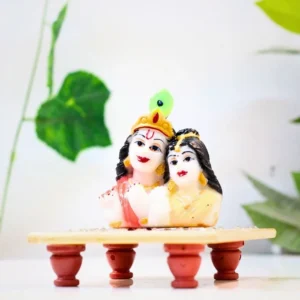 Marble Chowki Radha Krishna