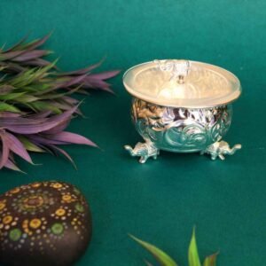 Silver Small Elephant Bowl