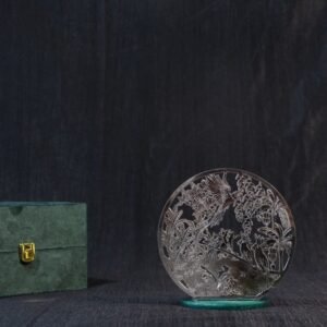 Parrot Tealight Holder Large with Luxury Gift Box – Decorative Metal Bird Candle Holder