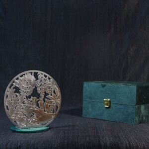 Parrot Tealight Holder Large with Luxury Gift Box – Decorative Metal Bird Candle Holder